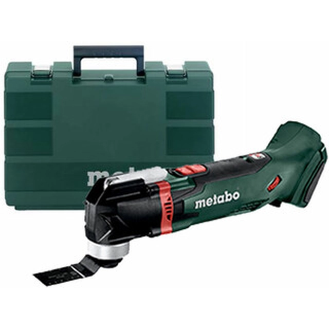 Metabo MT 18 LTX Compact cordless multifunctional machine vibrating 18 V | 7000 - 18000 1/min | 1,6 ° | Carbon brush | Without battery and charger | In a suitcase