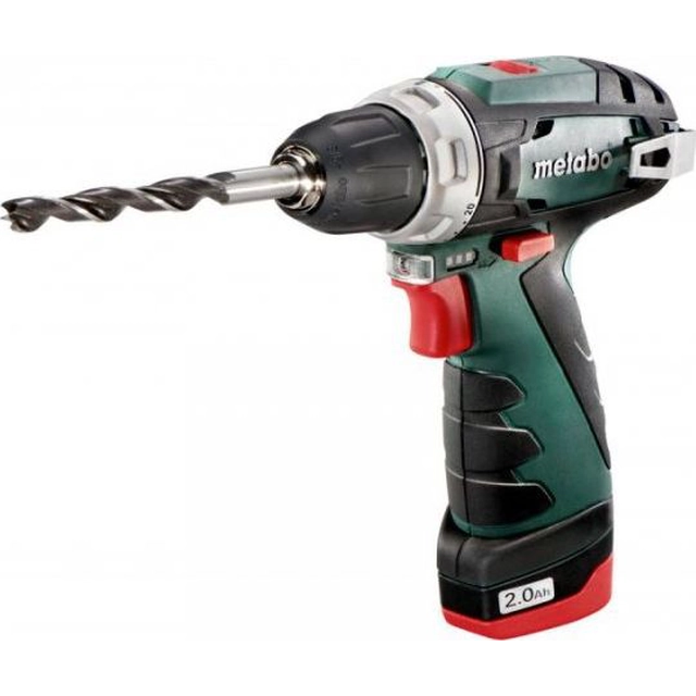 Metabo PowerMaxx BS Mașină de găurit de bază 12 V 2 x baterie 2 Ah