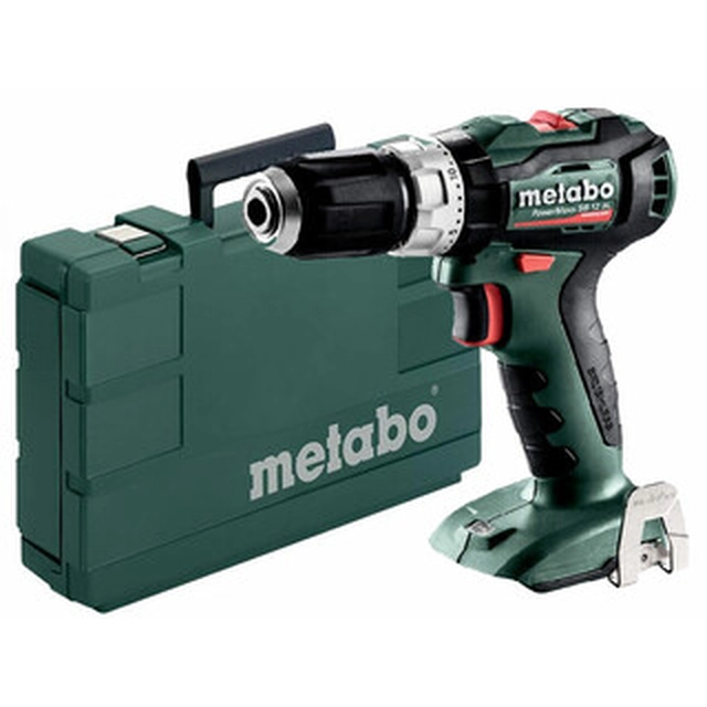 Metabo PowerMaxx SB 12 BL cordless impact drill 12 V | 18 Nm/45 Nm | 1,5 - 10 mm | Carbon Brushless | Without battery and charger | In a suitcase