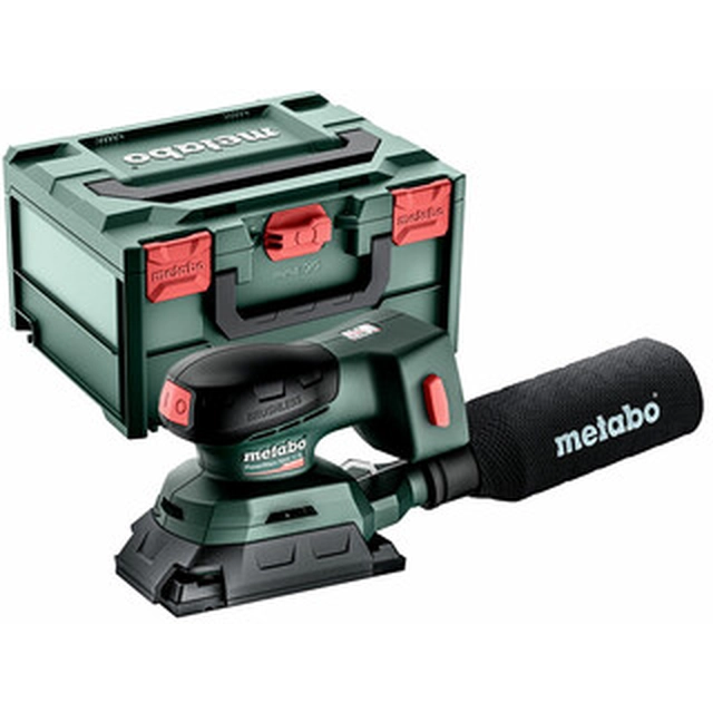 Metabo PowerMaxx SRA 12 BL accu-trilschuurmachine 12 V | 80 x 133 mm | Koolborstelloos | Zonder batterij en oplader | in metaBOX