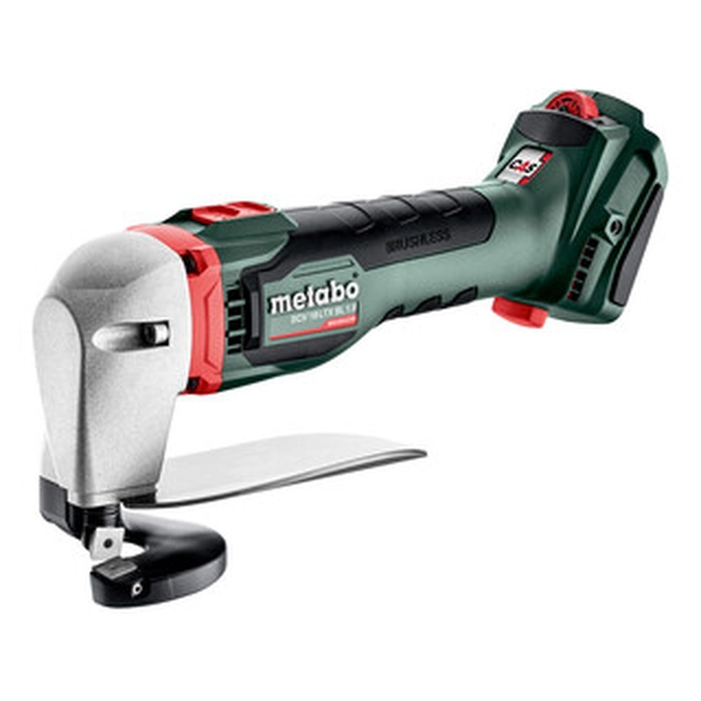 Metabo SCV 18 LTX BL 1.6 akumulátorové nožnice na plech 18 V | 1,6 mm | Carbon Brushless | Bez batérie a nabíjačky | V kartónovej krabici