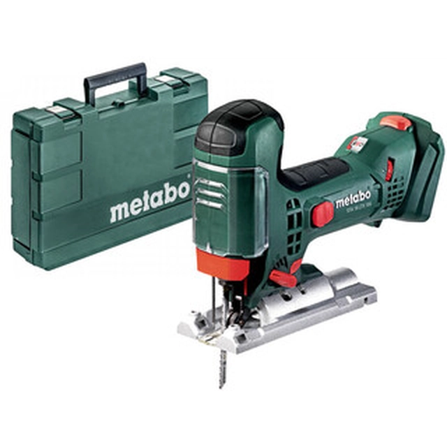 Metabo STA 18 LTX 100 akkusaha 18 V | 100 mm | Hiiliharja | Ilman akkua ja laturia | Matkalaukussa