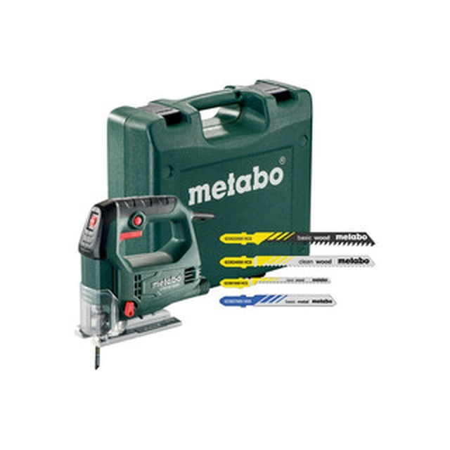 Metabo STEB 65 Ātrais elektriskais finierzāģis 18 mm | Sitienu skaits: 600 - 3000 1/min | 450 W | Čemodānā