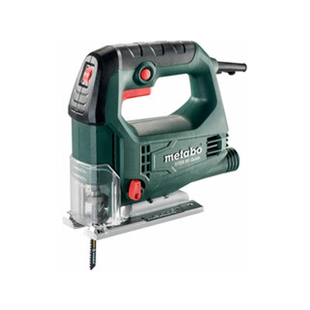 Metabo STEB 65 Quick electric jigsaw Stroke length: 18 mm | Number of strokes: 600 - 3000 1/min | 450 W | In a cardboard box