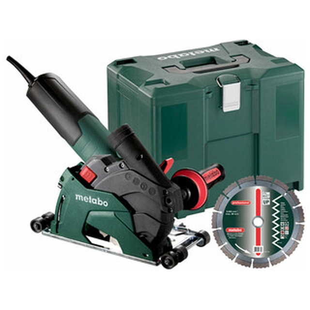 Metabo T 13-125 CED electric diamond cutter 230 V | 1350 W | 125 mm | Cutting max 27 mm | in metaLOC