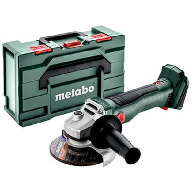 Metabo W 18 L BL 9-125 Akku-Winkelschleifer 18 V | 125 mm | 10000 U/min | Carbon bürstenlos | Ohne Akku und Ladegerät | in metaBOX