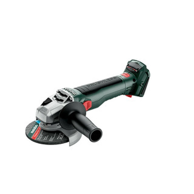 Metabo W 18 LT BL 11-125 akkukulmahiomakone 18 V | 125 mm | 10000 RPM | Hiiliharjaton | Ilman akkua ja laturia | Pahvilaatikossa