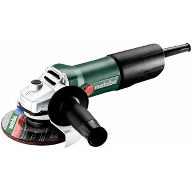 Metabo W 850-125 amoladora angular eléctrica 125 mm | 11500 RPM | 850 W | En una caja de cartón