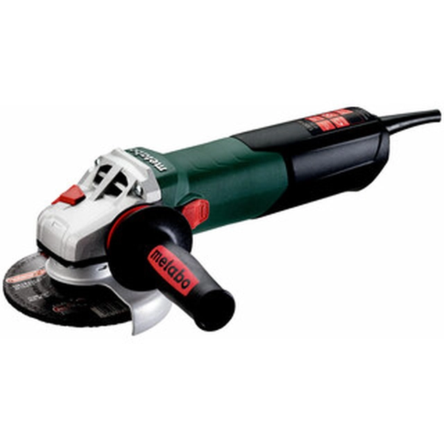 Metabo WEVA 15-125 Quick electric angle grinder 125 mm | 2800 to 11000 RPM | 1550 W | In a cardboard box