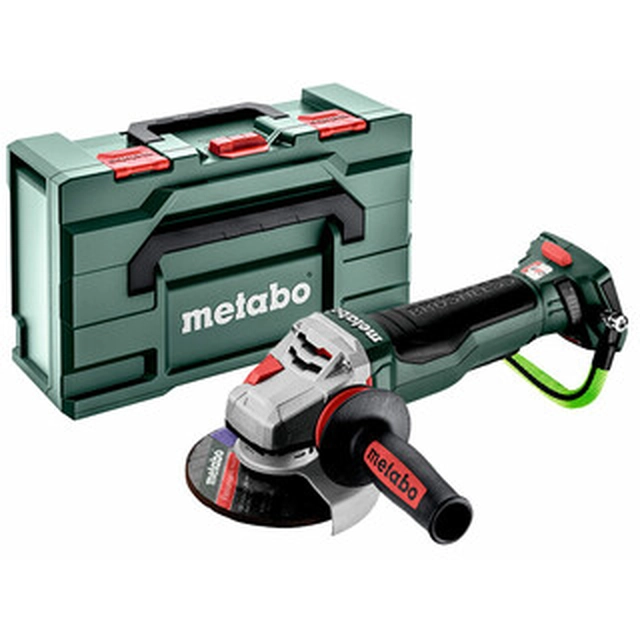 Metabo WPBA 18 LTX BL 15-125 Quick cordless angle grinder 18 V | 125 mm | 10000 RPM | Carbon Brushless | Without battery and charger | in metaBOX