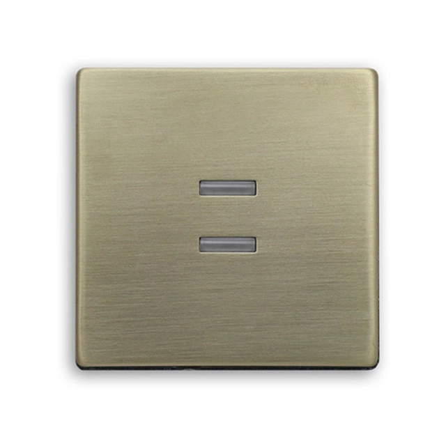 METAL Illuminated key, capacitySeries: VENA Metal Color: NEW SILVER