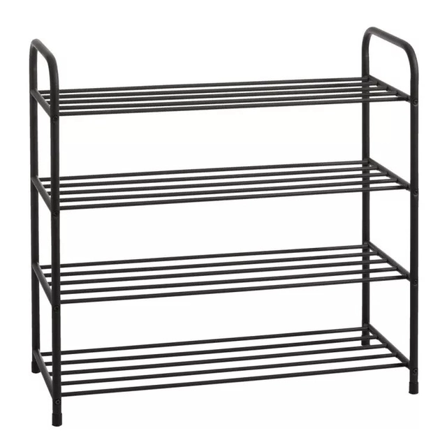 Metal Shelf Bookcase Shoe Rack -4 horizontal