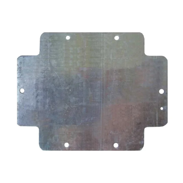 Metalen montageplaat voor 460x380mm tegenpaneeldozen