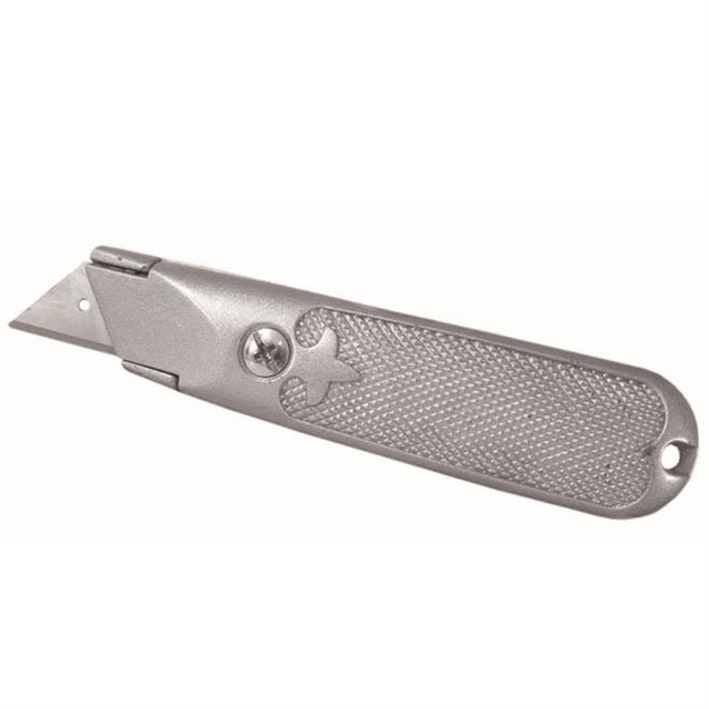 Метален нож с фиксирано трапецовидно острие DEDRA M9033
