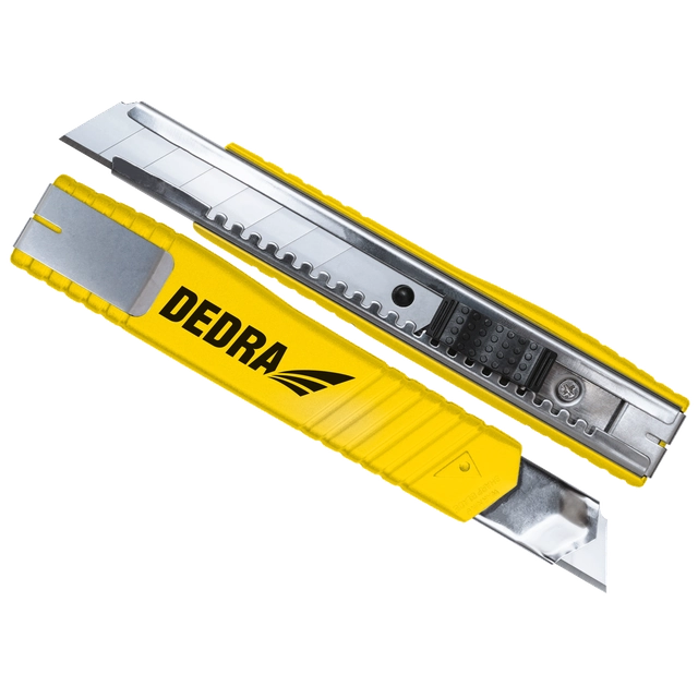 Μεταλλικό μαχαίρι με σπασμένη λεπίδα 18mm DEDRA M9009