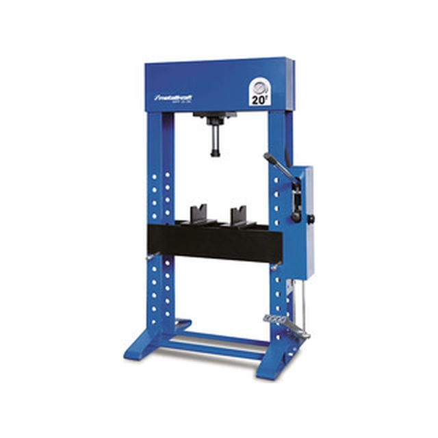 Metallkraft WPP20 BK hydraulic press 20 ton | Stroke length: 160 mm