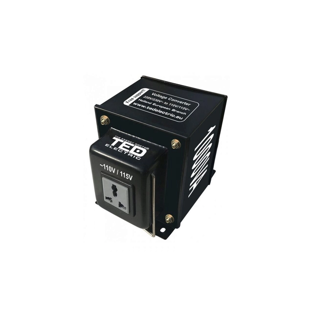 Μετασχηματιστής 230-220V σε 110-115V 1000VA/1000W TED110-1000VA / TED003645