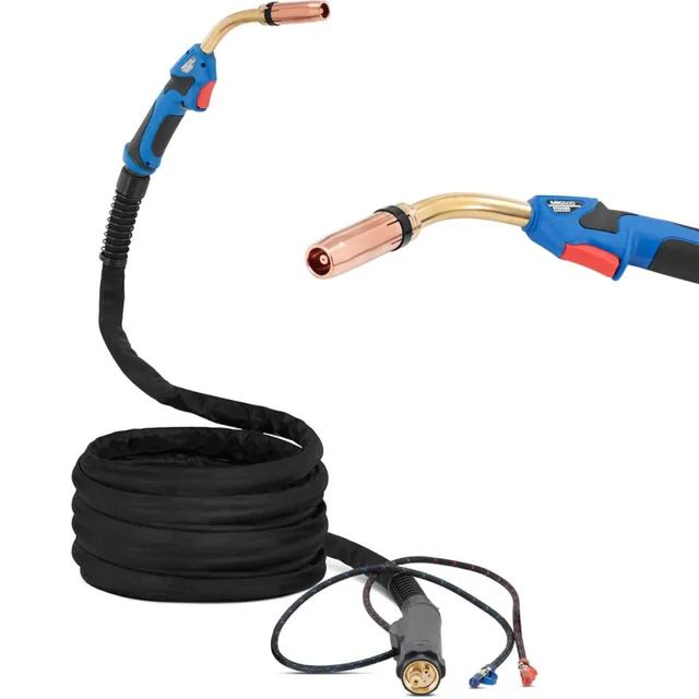 Metināšanas deglis ar kabeli priekš MIG MAG 4 m x 16 mm2