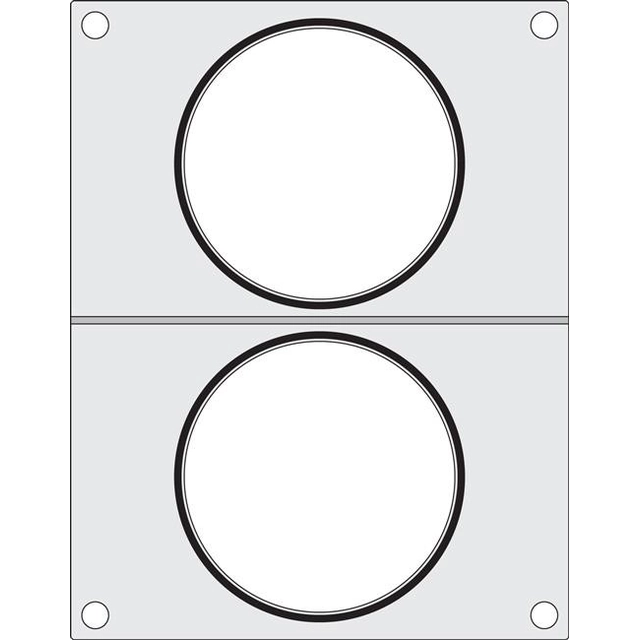 Μήτρα για μια μηχανή συγκόλλησης Hendi για δύο δοχεία σούπας fi 115 mm