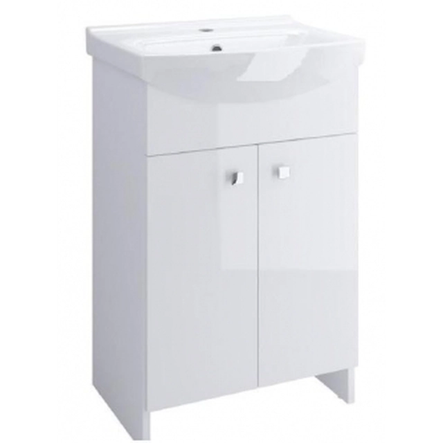 Meuble de salle de bain Cersanit, Cersania 50 avec lavabo