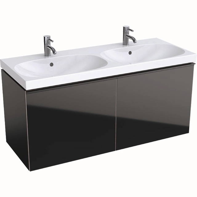 Meuble pour lavabo Geberit Acanto, 120 cm, noir