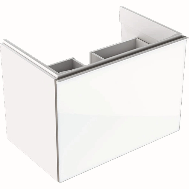 Meuble pour lavabo Geberit Acanto, 75 cm, Blanc