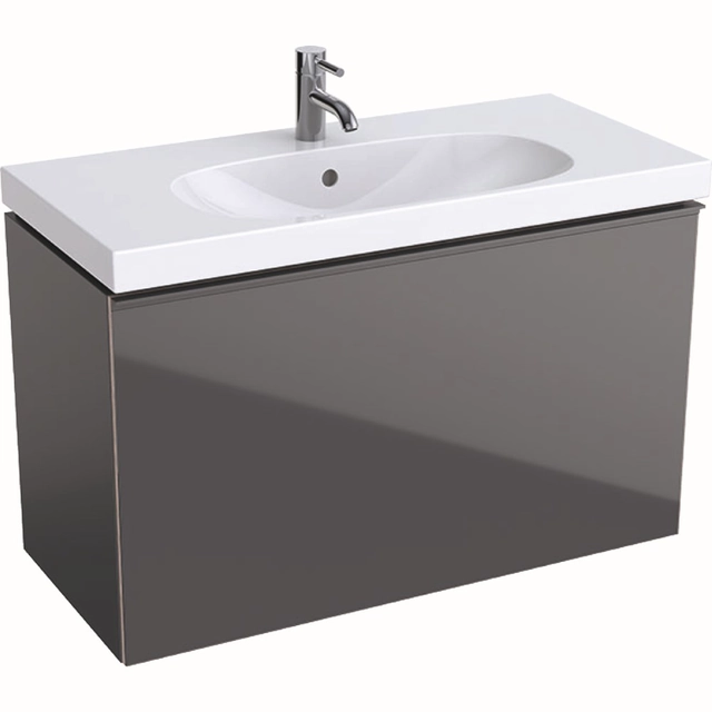 Meuble pour lavabo Geberit Acanto, 90 cm plus étroit, Lava