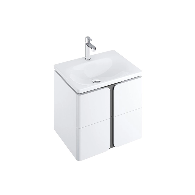 Meuble sous lavabo Ravak SD Balance, 500, blanc/graphite