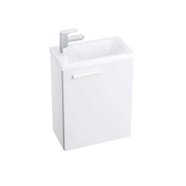 Meuble vasque Ravak SD Chrome 400 corps, blanc, poignée 152 mm, blanc