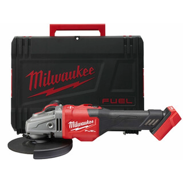 Meuleuse d'angle sans fil Milwaukee M18FSAG125XB-0X 18 V | 125 mm | 8500 tr/min | Carbone sans balais | Sans batterie ni chargeur | Dans un coffret Heavy Duty