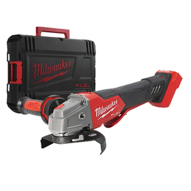 Meuleuse d'angle sans fil Milwaukee M18FSAGV115XPDB-0X 18 V | 115 mm | 3500 à 8500 tr/min | Carbone sans balais | Sans batterie ni chargeur | Dans un coffret Heavy Duty