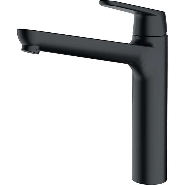 Mezclador de lavabo Franke Lift, sin ducha extraíble, negro mate