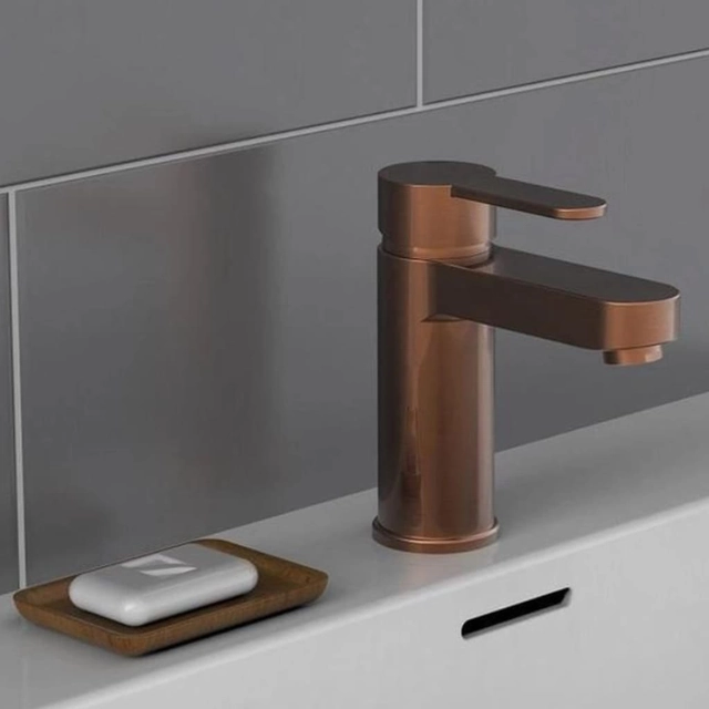 Mezclador de lavabo SCHÜTTE ELEPHANT con mezclador, cobre cepillado