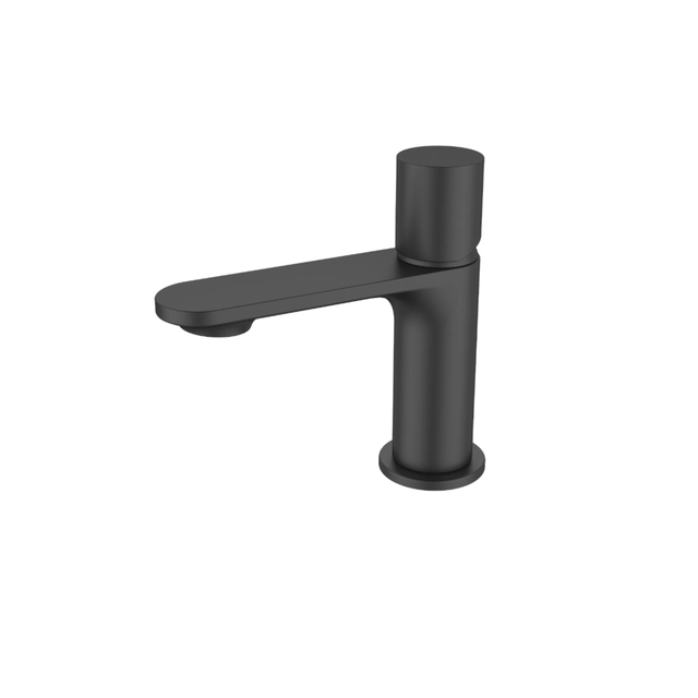 Mezclador de lavabo Sea-Horse Bluo Black de pie negro mate