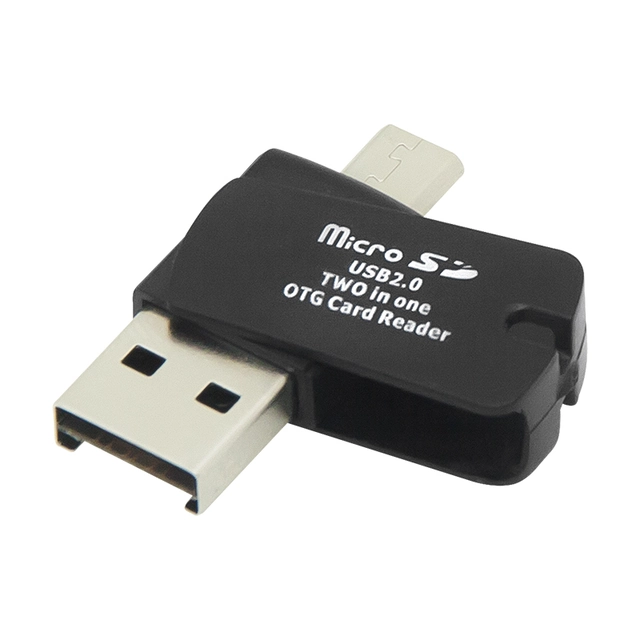 Micro SD card reader 2w1