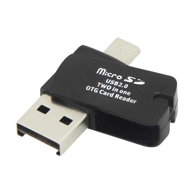 Micro SD-kortläsare 2w1