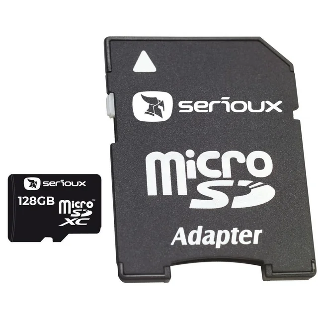 Micro Secure Digital Card Serioux 128GB klass 10 SDHC adapteriga – SFTF128AC10