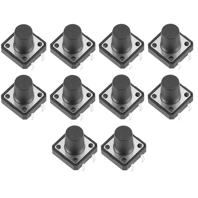 Microcomutator 13,5mm Buton de comutare 12x12x13,5mm 10szt.