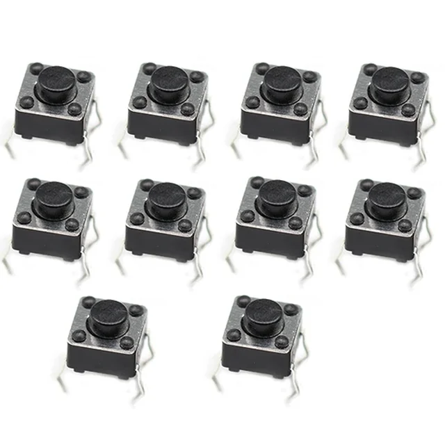 Microcomutator 15mm Buton de comutare 6x6x15mm 10szt.