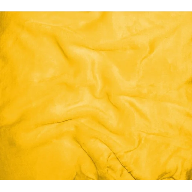 Microlenzuolo in peluche 90 x 200 cm - GIALLO