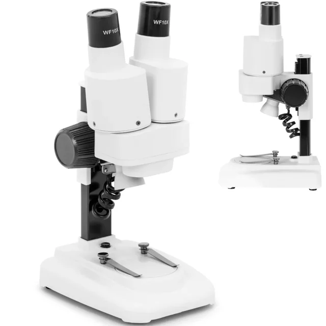 Microscopio óptico estereoscópico con iluminación LED, aumento 20x