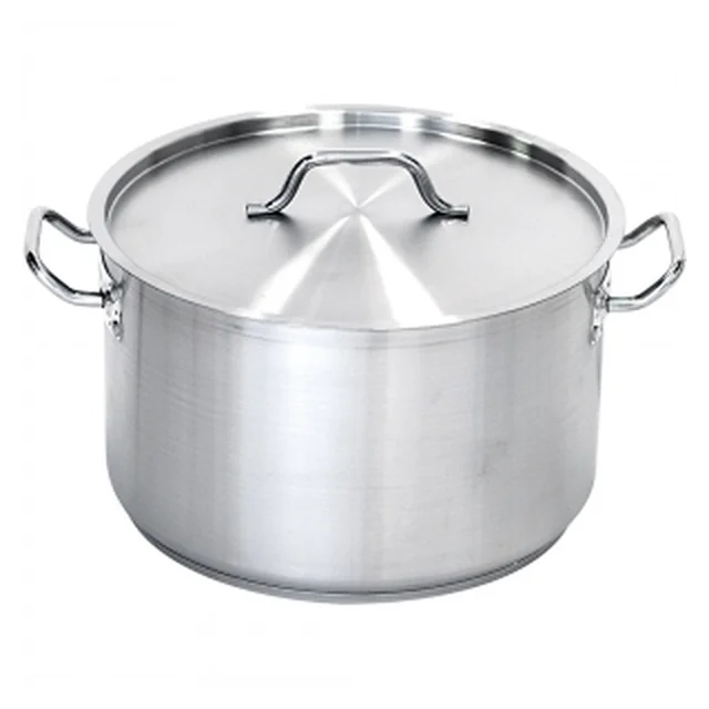 Middelgrote pot d 320 mm 16,1 l met deksel Stalgast 012322