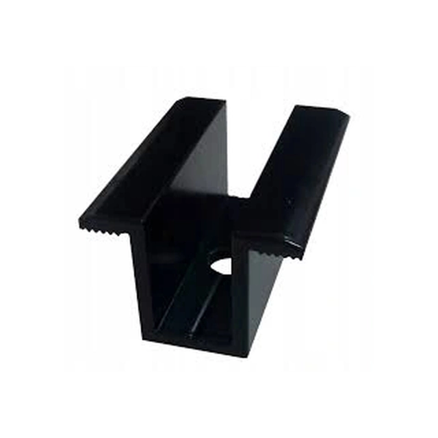 Middle aluminum clamp 24,3 x 36,0 black