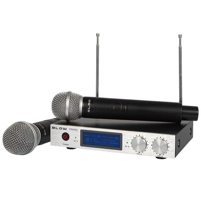 Mikrofon PRM905 BLÅS - 2 mikrofoner