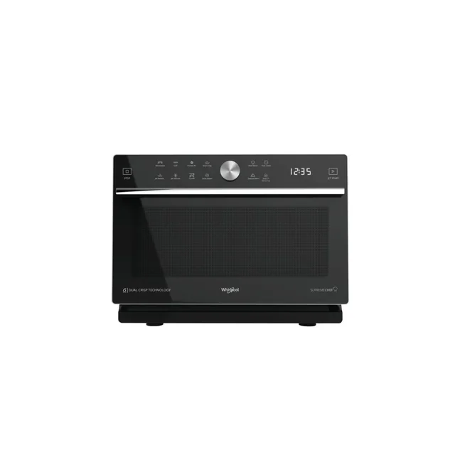 Микровълнова печка Whirlpool Corporation с грил MWSC933SB 33L черна 900 W