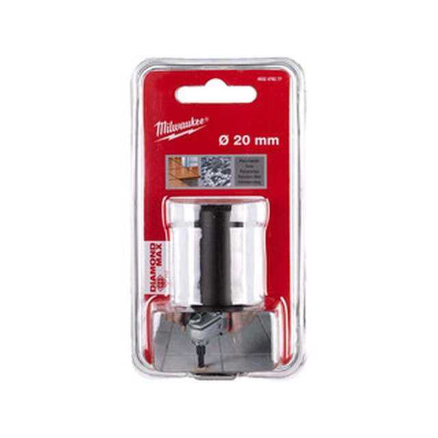 Milwaukee 20 mm M14 diamantbor til vinkelsliber