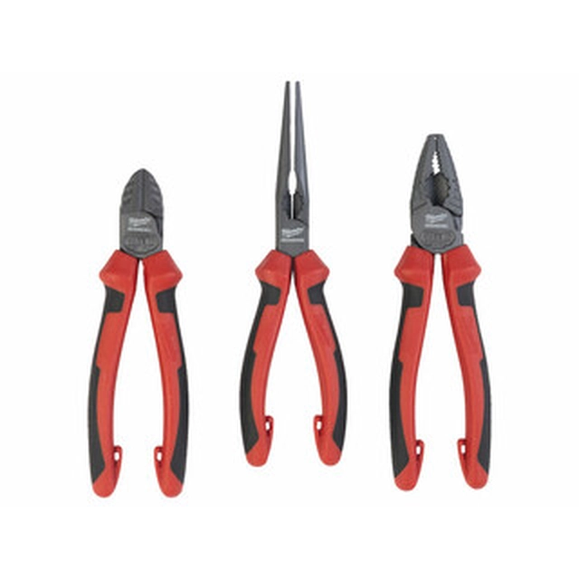 milwaukee 3 conjunto parcial de alicates