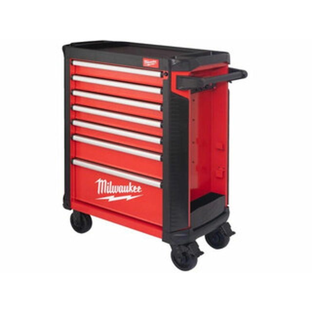 Milwaukee 30 inch/78 cm 7 steel tool cart with drawers