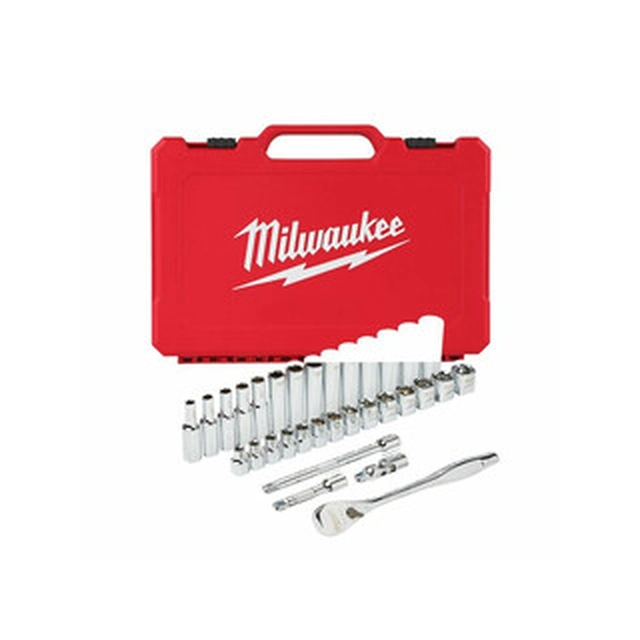 Milwaukee 3/8inch 32 part socket wrench set