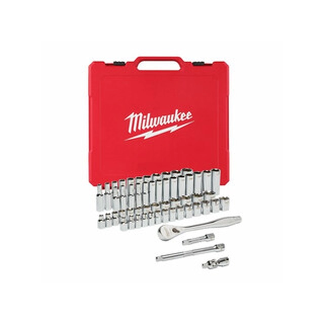 Milwaukee 3/8inch 56 daļas uzgriežņu atslēgu komplekts